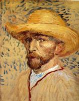 Gogh, Vincent van - Self-portrait with straw hat